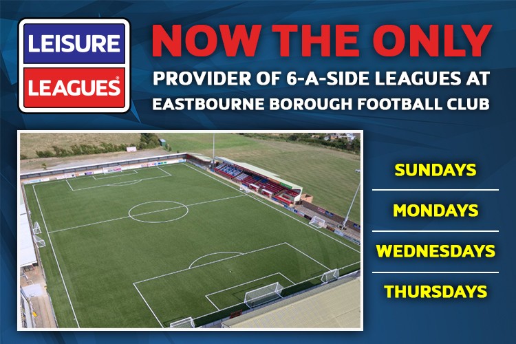LEISURE LEAGUES TO RUN EASTBOURNE BOROUGH LEAGUES