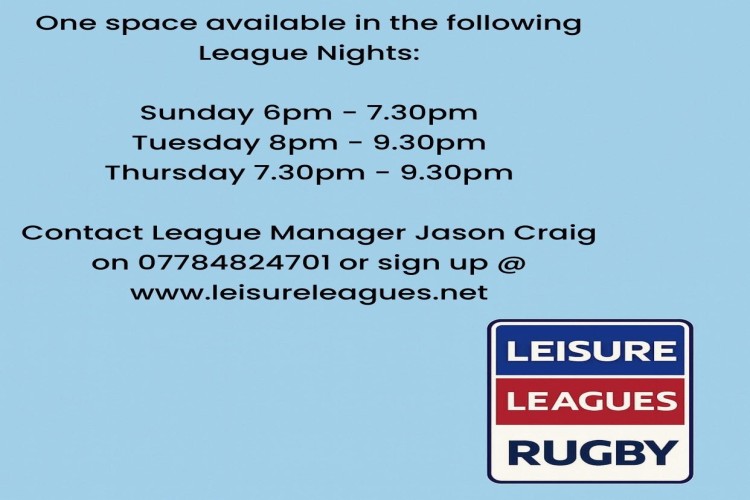 Join Now 1 Space Available