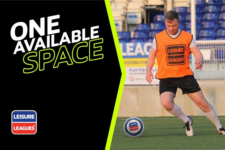 1 Space available in our Community 6 a side Thursday League